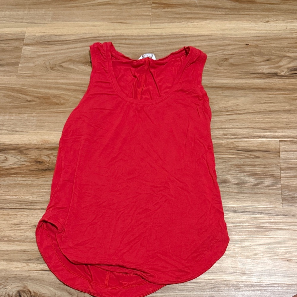 Club Monaco Vibrant Red Tank Top